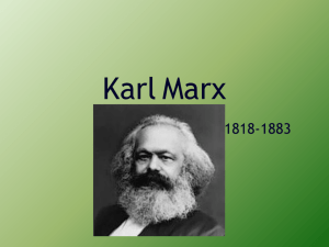 Karl Marx_ A tutorial PowerPoint Presentation compiled by Ramesh