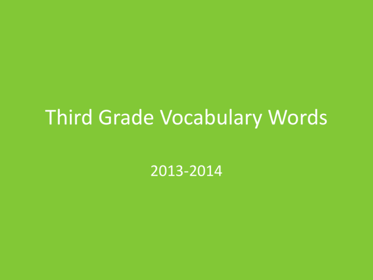 third-grade-vocabulary-words