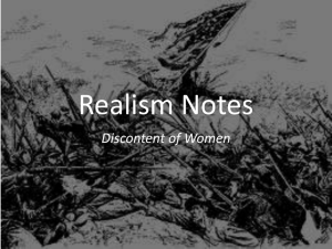 Realism Notes