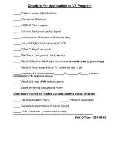 Application Packet - Print and Bring to Advising