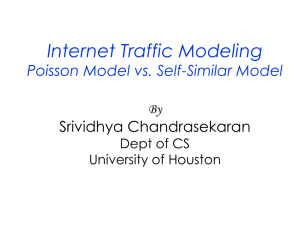Internet Traffic Modeling Poisson Model vs. Self-similar Model