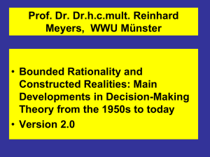 Interventions - Prof. Dr. Dr. hc Reinhard Meyers