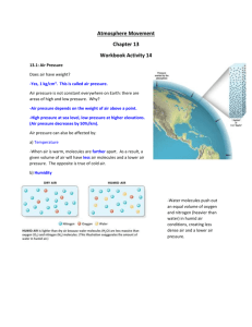 Atmosphere Movement Chapter 13 Workbook Activity 14