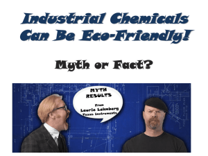 Industrial Chemicals Can Be Eco