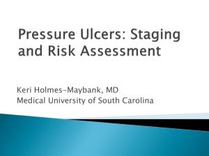 Pressure Ulcer - Clinical Departments