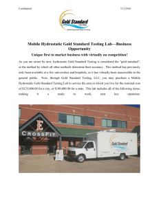 Mobile Hydrostatic Body Fat Testing Lab*Business Opportunity