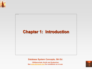 Chapter 1: Introduction - Internet Database Lab.
