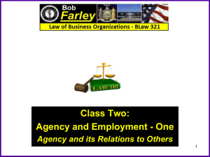 types of agency authority