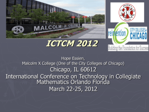 ICTCM 2012