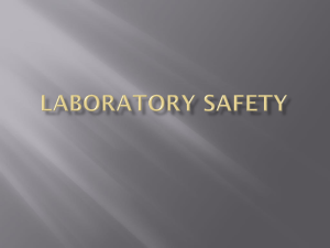 Laboratory Safety PP 8-21
