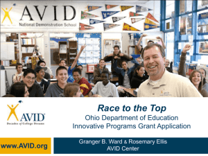 Innovative Programs Grant Application