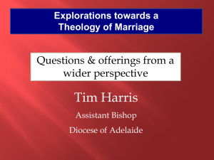 Exploration towards a Theology of Marriage