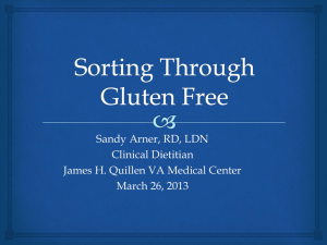 What*s Up About Gluten Free??