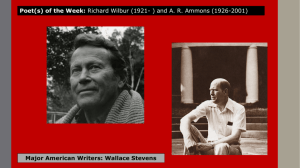 Major American Writers: Wallace Stevens