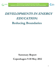 Civil Society and the Role of Energy Education