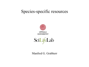 Species-specific resources