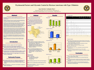 Psychosocial Factors and Glycemic Control in Mexican Americans