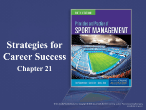 Chapter 21 - Strategies for Career Success