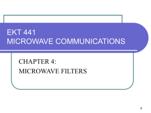 BENT 4153 MICROWAVE AND RF TECHNIQUES