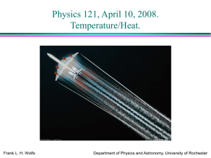 PowerPoint Presentation - Physics 121. Lecture 22.