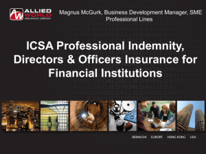 ICSA Professional Indemnity, Directors & Officers