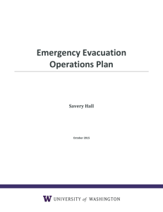 Emergency Evacuation and Operations Plan