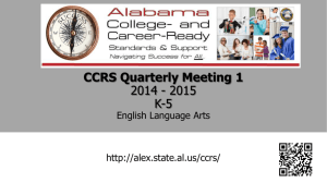 CCRS Quarterly Meeting 1