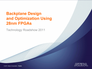 10G+ Backplane Design and Optimization