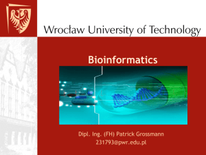 Bionformatics and it*s methods