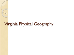 Virginia Physical Geography