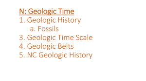 Geologic Time - Ms. Williams