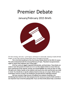 Verbatim 4.6 - Premier Debate