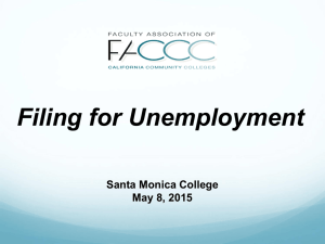 Filing for Unemployment