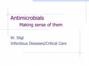Antibiotic Choices - CriticalCareMedicine