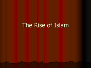 The Rise of Islam