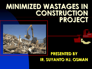 WASTAGE - space seminar main page