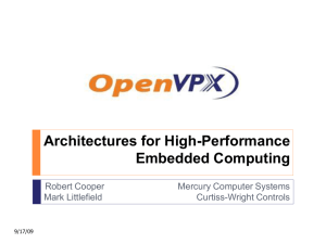 OpenVPX*: System Architecture / Design Guide