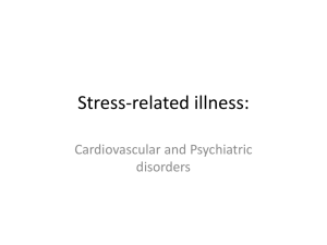 Stress-related illness: