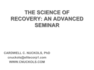 the science of recovery applying neurobiology to your