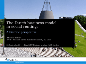 The Dutch Business Model in Social Renting