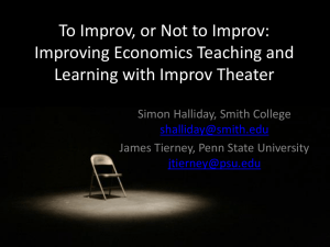 To Improv, or Not to Improv: Improving Economics Teaching and