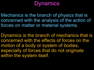 dynamics - moorsscience