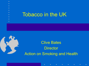 Tobacco: social, political & economic aspects