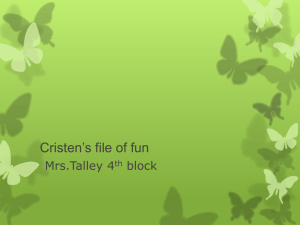 Cristen's file of fun