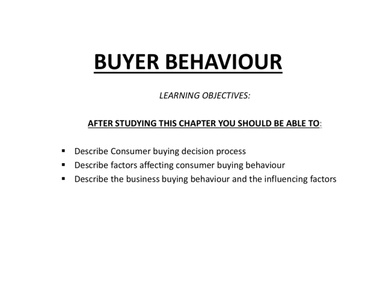 buyer-behaviour