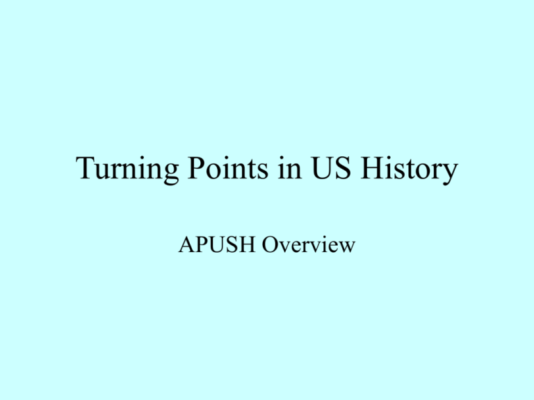 turning-points-in-us-history