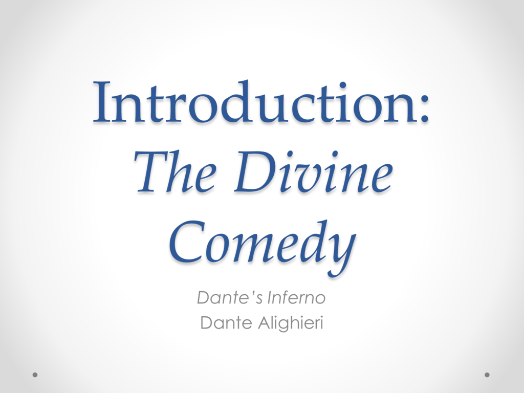 Dante's Inferno. - ppt download