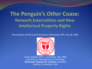 Coase On Externalities & Intellectual Property