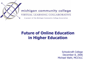 Student Survey - Michigan Colleges Online