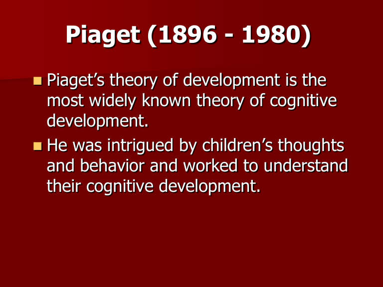 Why Is Theory Of Development Important